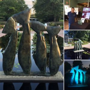 Kakkee Negeoseak and his School of Fish at the Royal Botanical Gardens - August 2019